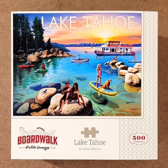 Boardwalk Puzzle Company LAKE TAHOE Jigsaw Puzzle 500 pieces - Picture 3 of 9